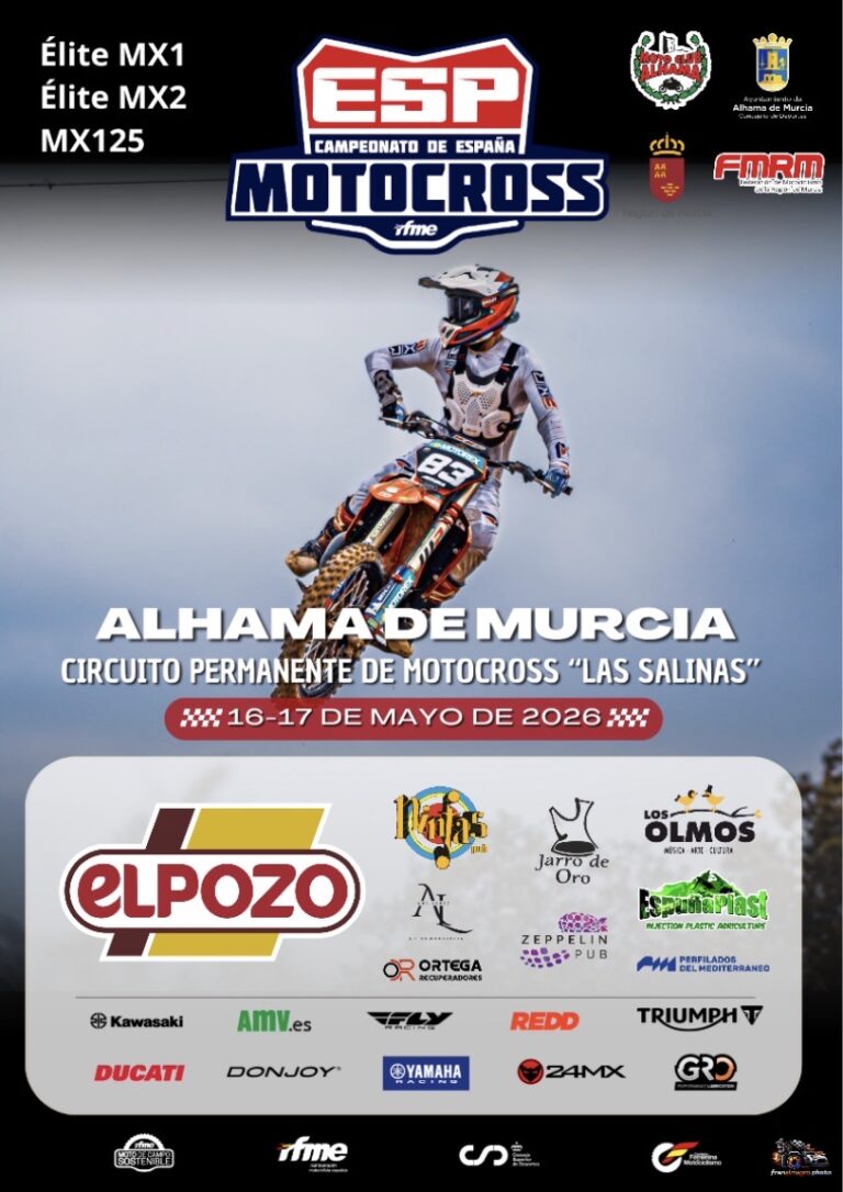 CAMPEONATO DE ESPAÑA MOTOCROSS ALHAMA DE MURCIA