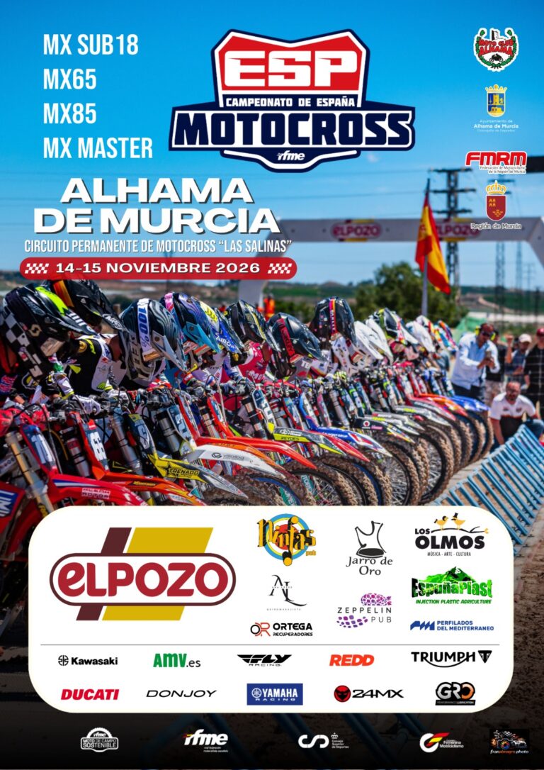 CAMPEONATO DE ESPAÑA MOTOCROSS ALHAMA DE MURCIA